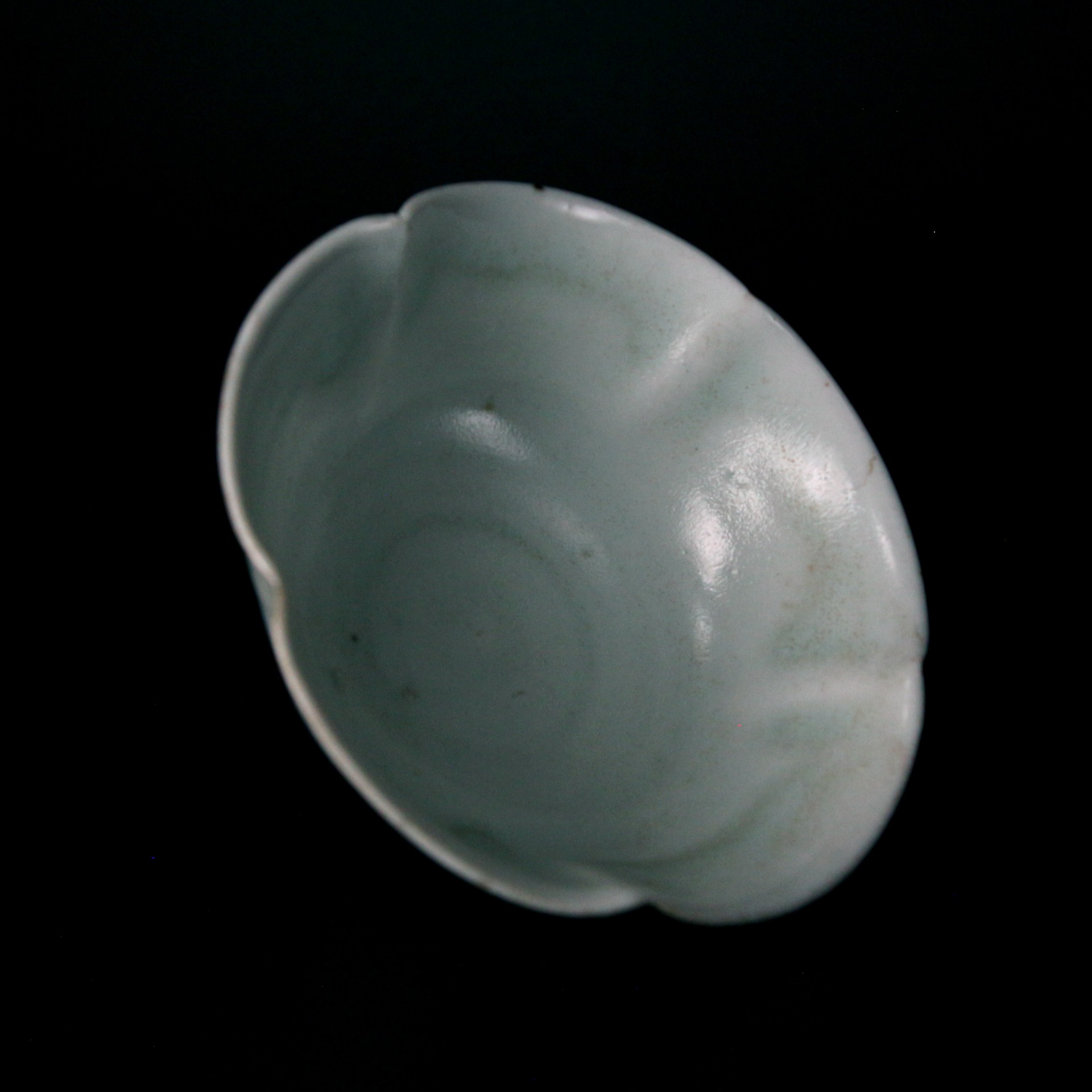 U0814-1中国美術 宋時代 白磁輪口杯 盃 湯飲 茶碗 茶道具 唐